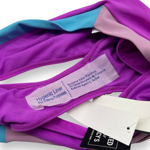 Salt + Cove Pink and Blue Bikini - Picture 6 of 12